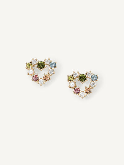 Olive & Piper Yumi Heart Studs