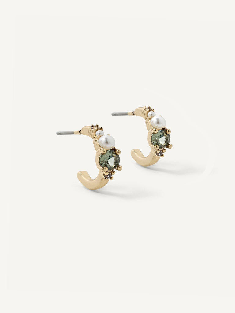 Oliver Hoop Earrings Everyday Jewelry Olive Piper