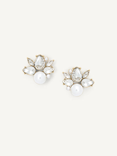 Olive & Piper Bordeaux Stud Earrings