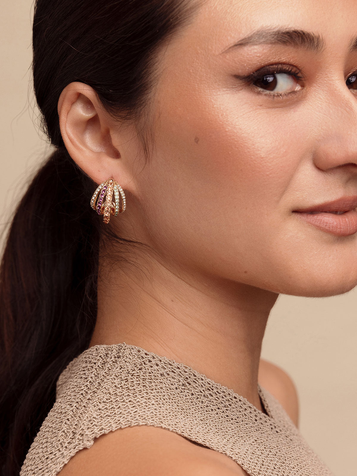 Esme sales gold drop earrings
