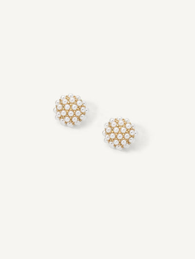 Olive & Piper Mini Pearl Pave Studs