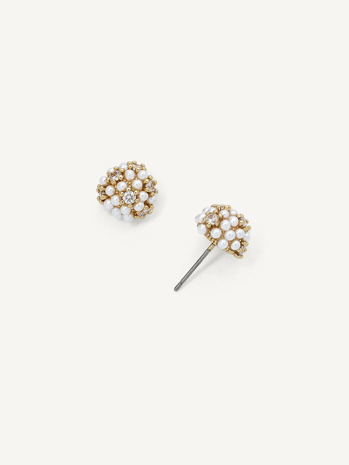 Olive & Piper Estrella Mini Pearl Cluster Studs