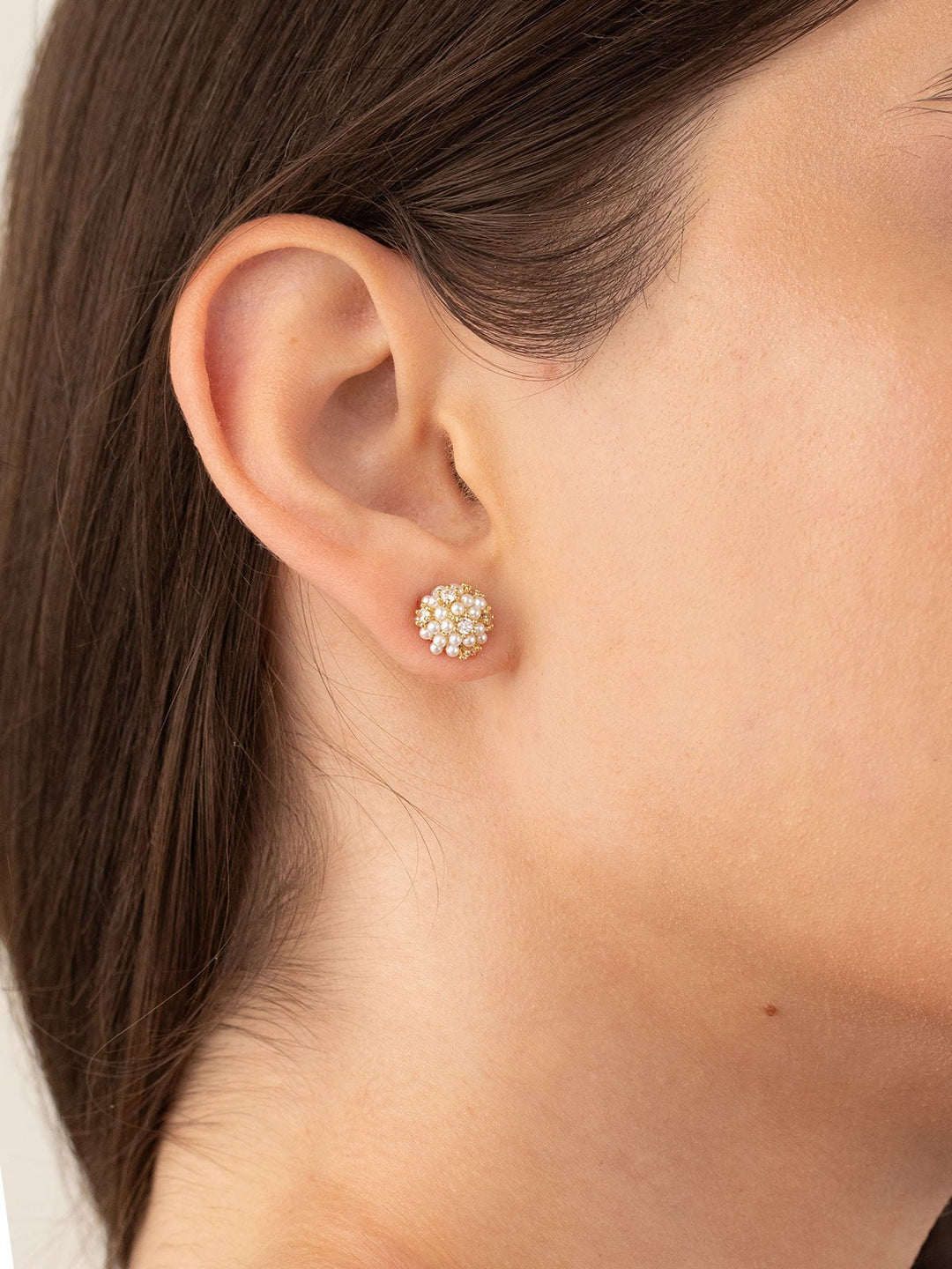 Olive & Piper Estrella Mini Pearl Cluster Studs