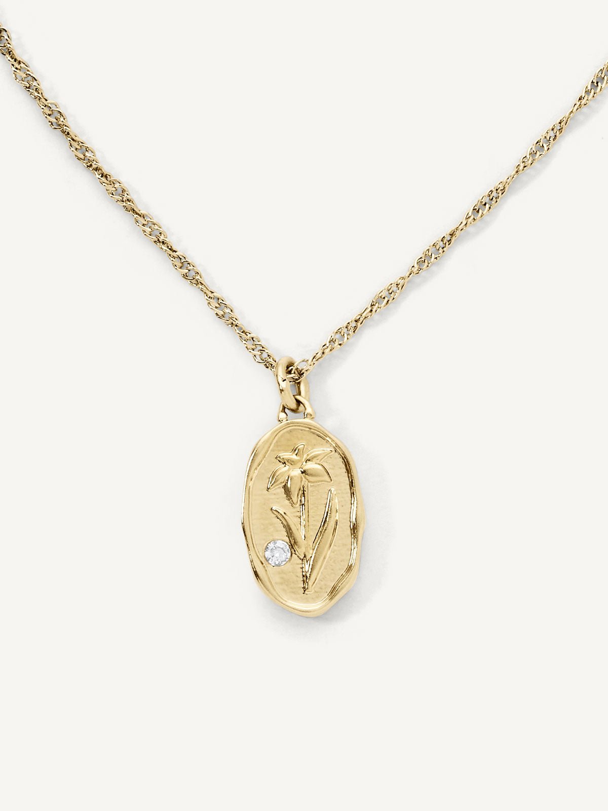 Daffodil necklace pendant online